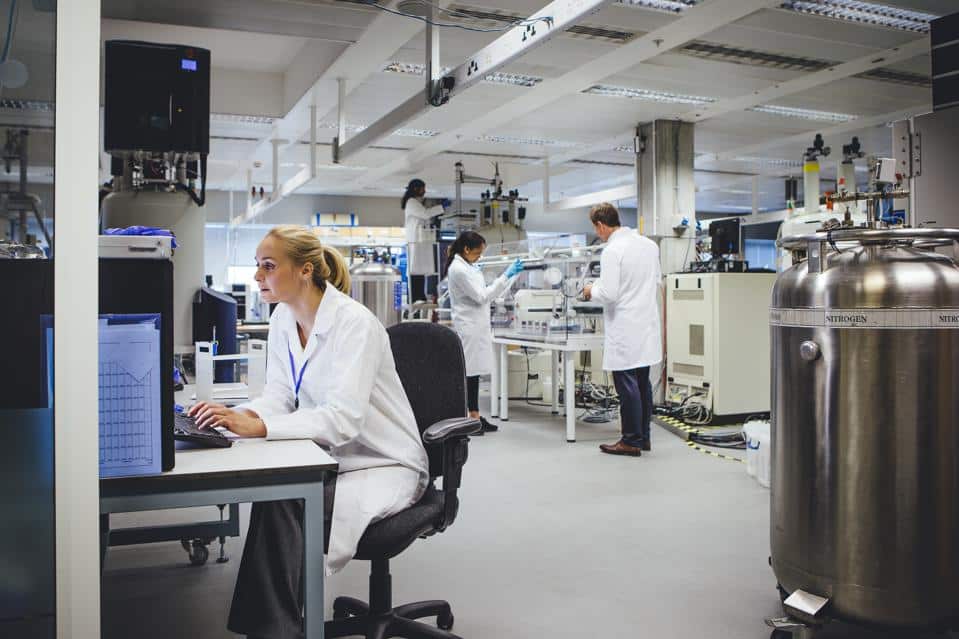 Medical Science Professionals Working in a Laboratory